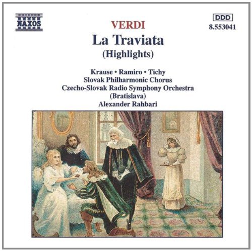 Giuseppe Verdi/La Traviata (Highlights)@Krause/Ramiro/Tichy@Rahbari/Czecho-Slovak Rso