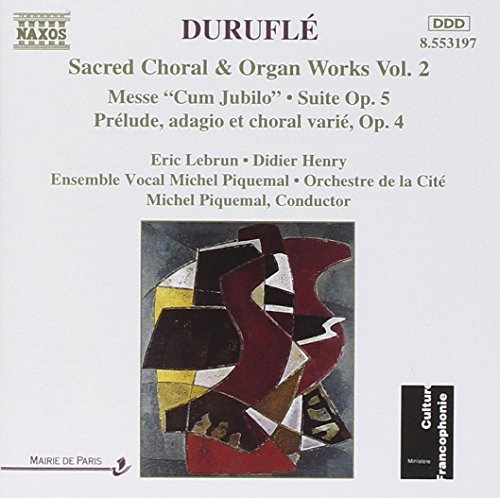 M. Durufle/Choral & Organ Works-Vol. 2@Lebrun/Henry/Vieillefon/&@Piquemal/Cite Orch
