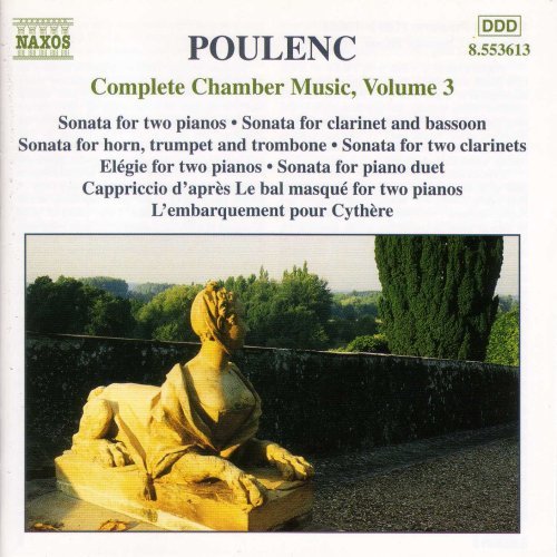 F. Poulenc/Chamber Music Vol. 3@Tharaud/Chaplin/Moisan/&