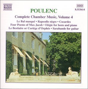 F. Poulenc/Chamber Music Vol. 4@Leguerinel/Tharaud/Groben/&