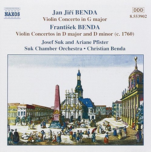Benda Benda Violin Concertos Vol. 1 Suk (vn) Pfister (vn) Benda Suk Co 