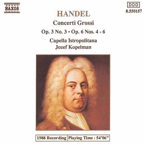 G.F. Handel/Con Grossi Op 3 /Op 6 (2)@Kopelman/Capella Istropolitana