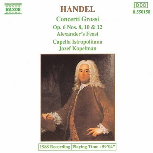 George Frideric Handel/Concerti Grossi Op. 6 Nos. 8@Kopelman/Capella Istropolitana