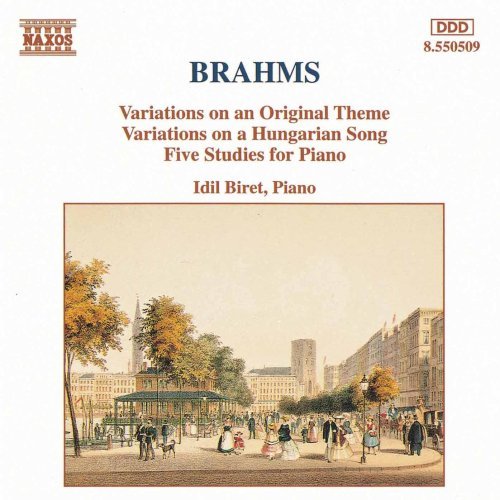 Johannes Brahms Piano Studies & Variations 