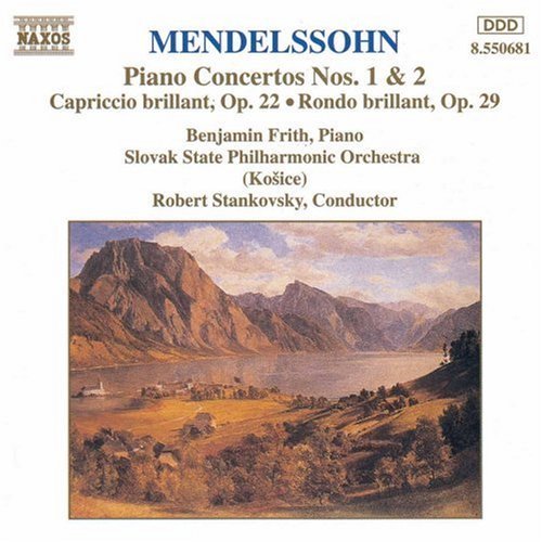 Felix Mendelssohn/Con Pno 1/2/Cap/Rondo@Frith*benjamin (Pno)@Stankovsky/Slovak State Po