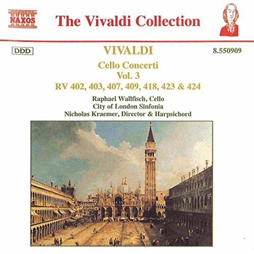 Antonio Vivaldi/Cello Concertos Vol. 3@Wallfisch/Kraemer/Jeffrey/&@Watkinson/London Sinf