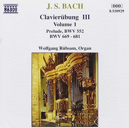 Johann Sebastian Bach/Clavierubung Iii Vol. 1@Rubsam*wolfgang (Org)