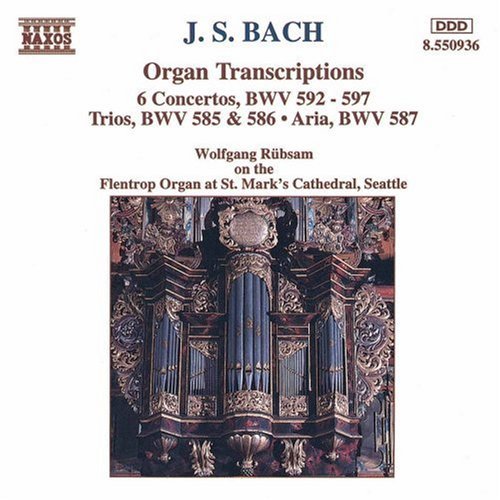 Johann Sebastian Bach Organ Transcriptions Rubsam*wolfgang 