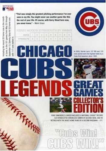 Chicago Cubs Legends: Great Ga/Chicago Cubs Legends: Great Ga@Col. Ed.@Nr/8 Dvd