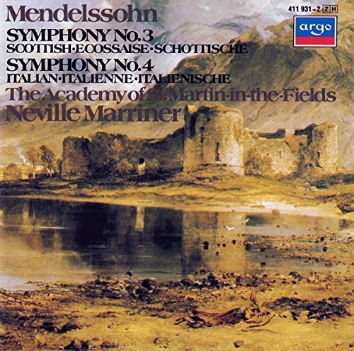 Academy of St. Martin-in-the-Fields Neville Marrin/Mendelssohn: Symphonies No. 3 "scottish" & 4 "ital
