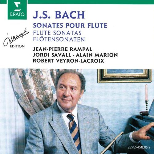 Johann Sebastian Bach/Flute Sonatas@Rampal/Savall/Marion/&
