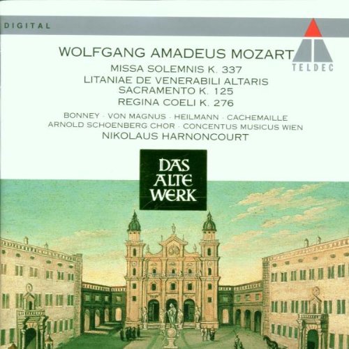 Mozart W.A. Missa Solemnis Litanie De Vene Bonney Von Magnus Heilmann + Harnoncourt Concentus Musicus 