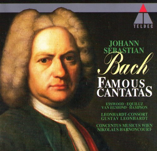 J.S. Bach Famous Cantatas Kweksilber Hampson Esswood + Harnoncourt & Leonhardt Variou 