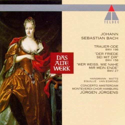 J.S. Bach Cant (3) Hansmann Watts Equiluz Van Egm Jurgens Monteverdi Choir 