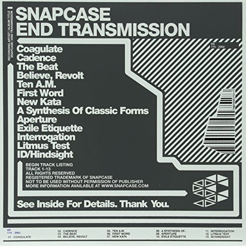 Snapcase End Transmission 