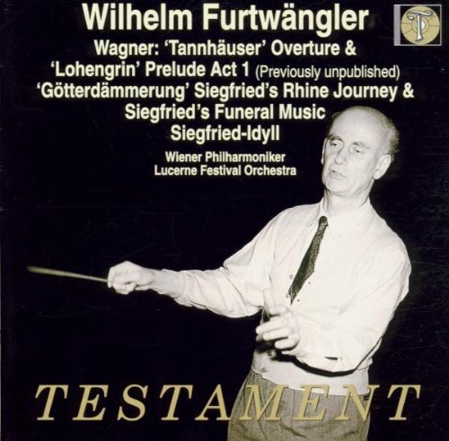 Richard Wagner/Tannhauser Overture Lohengrin@Furtwangler/Wiener Phil Lucern