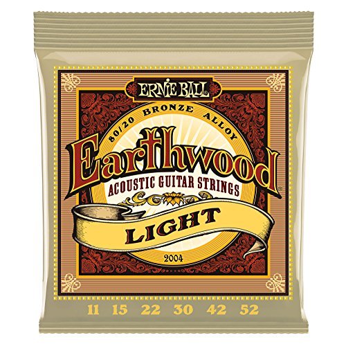 Ernie Ball-Earthwood/Acoustic Light@Guages 11 15 22 30 42 52