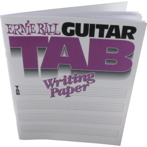Ernie Ball/Guitar Tab Writing Paper