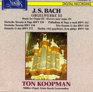 J.S. Bach/Organ Works-Vol. 3@Koopman*ton (Org)