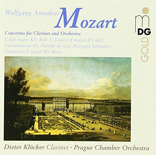 Wolfgang Amadeus Mozart/Clarinet Concerto In E-Flat/K@Klocker*dieter (Cl)@Lajcik/Prague Chmbr Orch