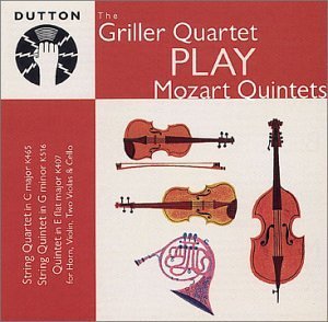 W.A. Mozart String Quintets Horn Quintet Brain*dennis (hn) Griller Qt 