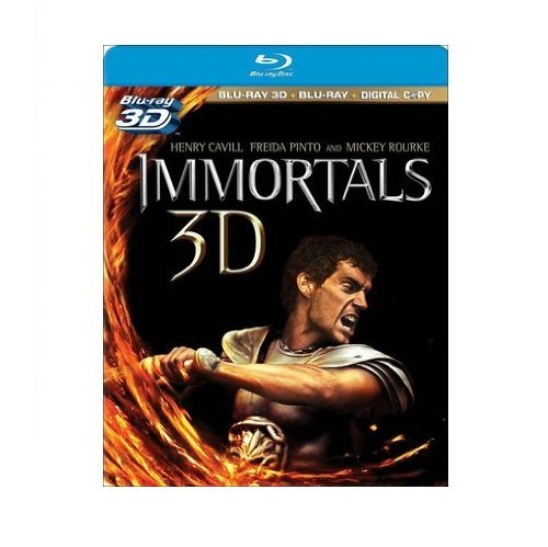 Immortals 2d/3d/Rourke/Cavill/Pinto@Blu-Ray/3d/Ws@R/2 Br/Incl. Dc