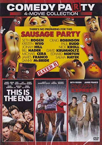 Comedy Party 4-Movie Collection/Sausage Party / This Is The End / The Night Before/Pineapple Express