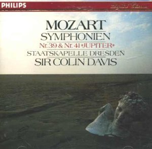 W. A. Mozart/Syms. 39 & 41@Sir Colin Davis/Dresden