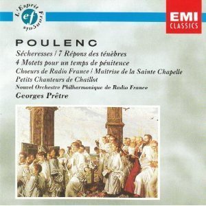Francis Poulenc Georges Prêtre Choeurs de Radio Fr/Poulenc: Sécheresses / 7 Répons Des Ténèbres / 4 M