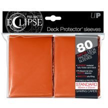 Card Sleeves - 80ct Standard/Eclipse Orange Pro Matte@80/Pack