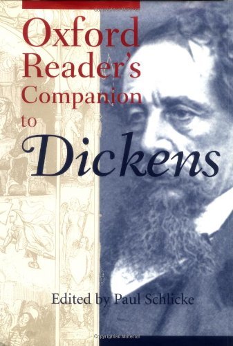 Paul Schlicke Oxford Reader's Companion To Dickens 