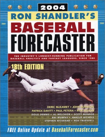 Ron Shandler Baseball Forecaster 2004 