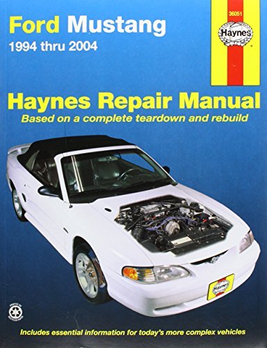 Chilton Ford Mustang 1994 Thru 2000 Haynes Repair Manual 