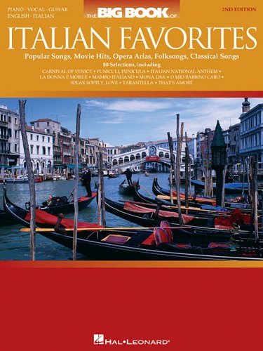 Hal Leonard Corp The Big Book Of Italian Favorites 