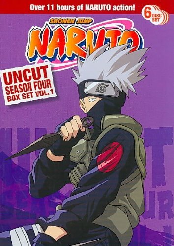 Naruto Uncut/Vol. 1-Season 4@Jpn Lng/Eng Sub@6 DVD