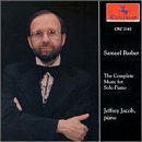 S. Barber/Piano Works-Comp@Jacob*jeffrey (Pno)