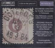 Vivaldi Sammartini Telemann & Ct Rec (3) Lute Works 
