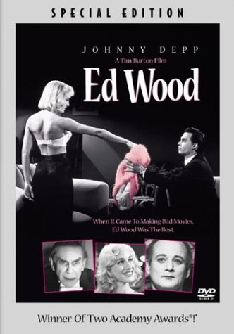 Ed Wood Depp Landau Parker Arquette DVD R 