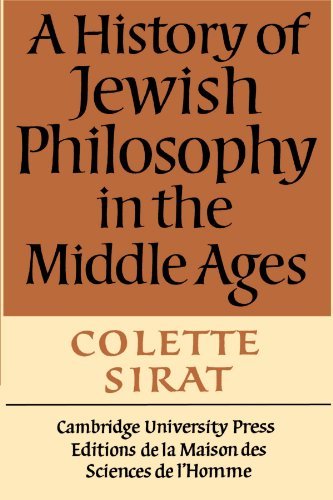 Colette Sirat A History Of Jewish Philosophy In The Middle Ages 