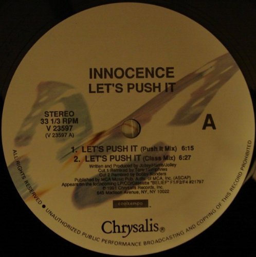 Innocence/Let's Push It [vinyl]
