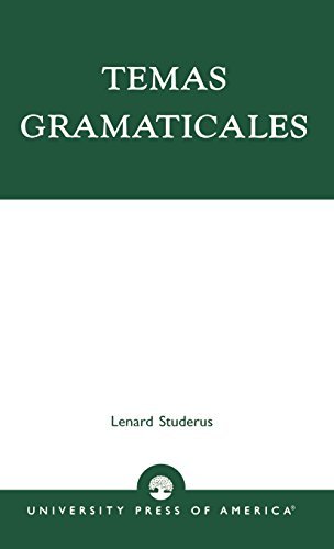Lenard Studerus Temas Gramaticales 