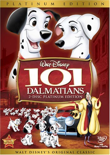 Disney/101 Dalmatians@Platinum Ed.@G/2 Dvd
