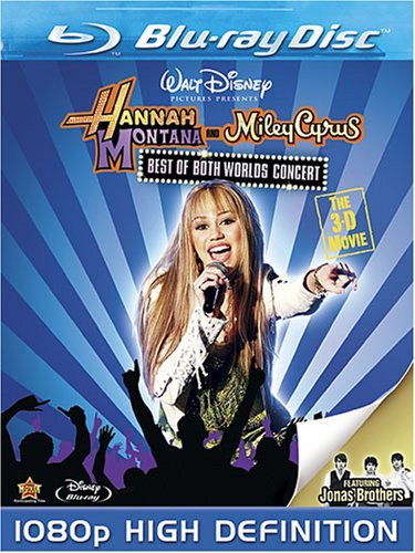 Hannah Montana Best Of Both Worlds Blu Ray 3d G 3d Glasses 