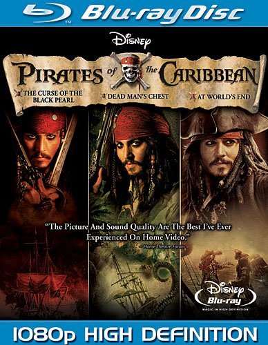 Pirates Of The Caribbean Trilo Pirates Of The Caribbean Trilo Ws Blu Ray Pg13 3 DVD 