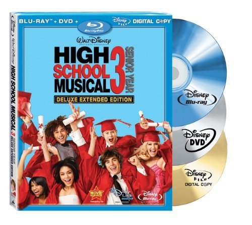 High School Musical 3 Senior Efron Hudgens Tisdale Bleu Ws Blu Ray G 3 DVD 