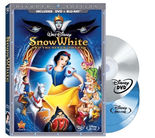 Snow White & The Seven Dwarfs Disney Ws G 3 DVD Incl. Blu Ray 