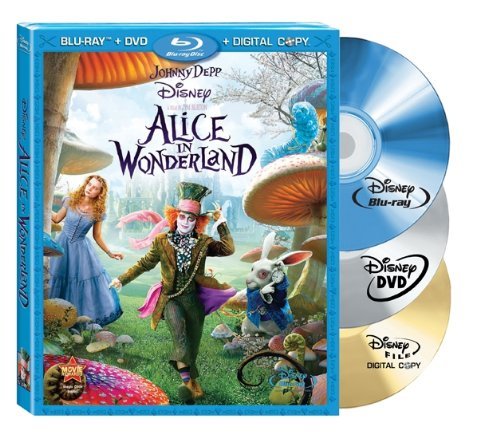 Alice In Wonderland (2010)/Depp/Wasikowska/Carter/Hathawa@Blu-Ray/Ws@Pg/Incl. Dvd/Dc