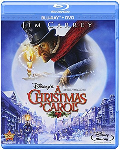 Disney's A Christmas Carol (2009) Carrey Hoskins Elwes Blu Ray Ws Pg Incl. DVD 