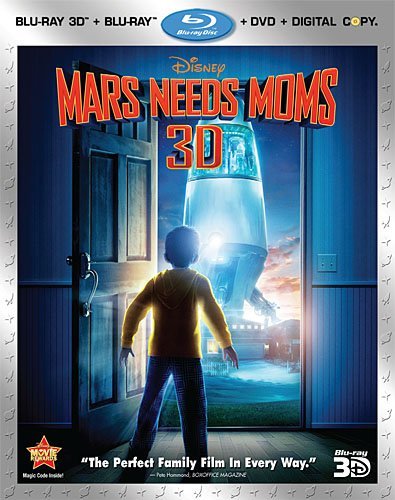 Mars Needs Moms 3d/2d/Mars Needs Moms 3d/2d@Blu-Ray/Ws@Pg/4 Br/Incl. Dvd/Dc
