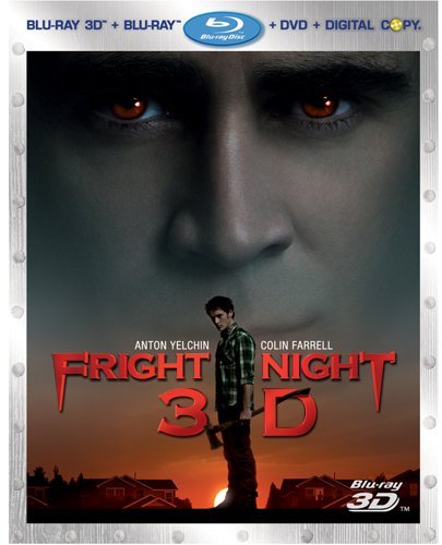 Fright Night (2011) 3d 2d Farrel Yelchin Poots Collette Blu Ray Ws R Incl. DVD Dc 